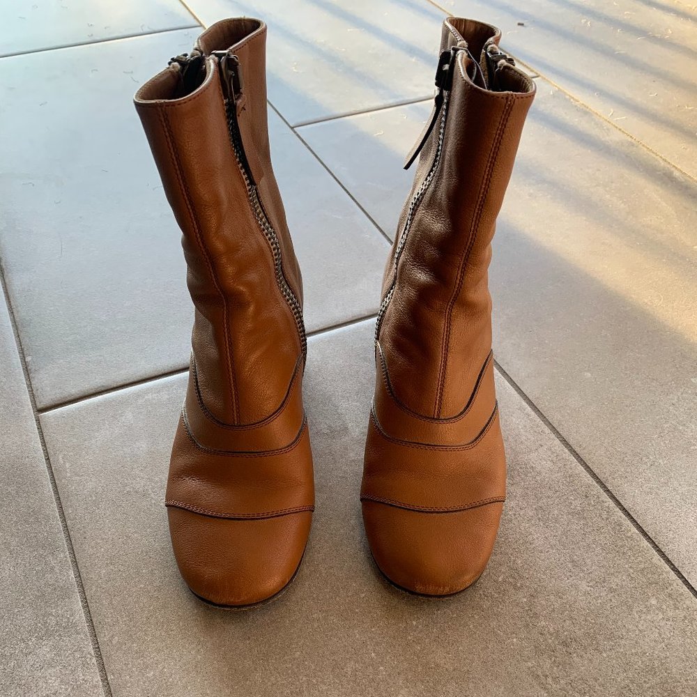 🎉🎉 Chloe Leather Brown Boots 🎉🎉 Made in Italy